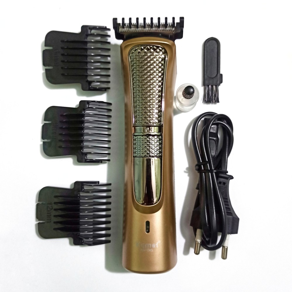 Trimmer Kemei KM-245 Professional Hair Trimmer For Men - Golden